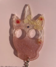 Load image into Gallery viewer, Shimmery Pink Unicorn With Swarovski Gem and Flowers
