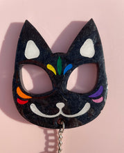 Load image into Gallery viewer, Rainbow Black Kitty
