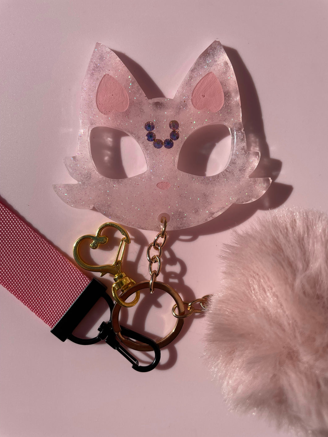 Swarovski Gem Pink Moon Kitty